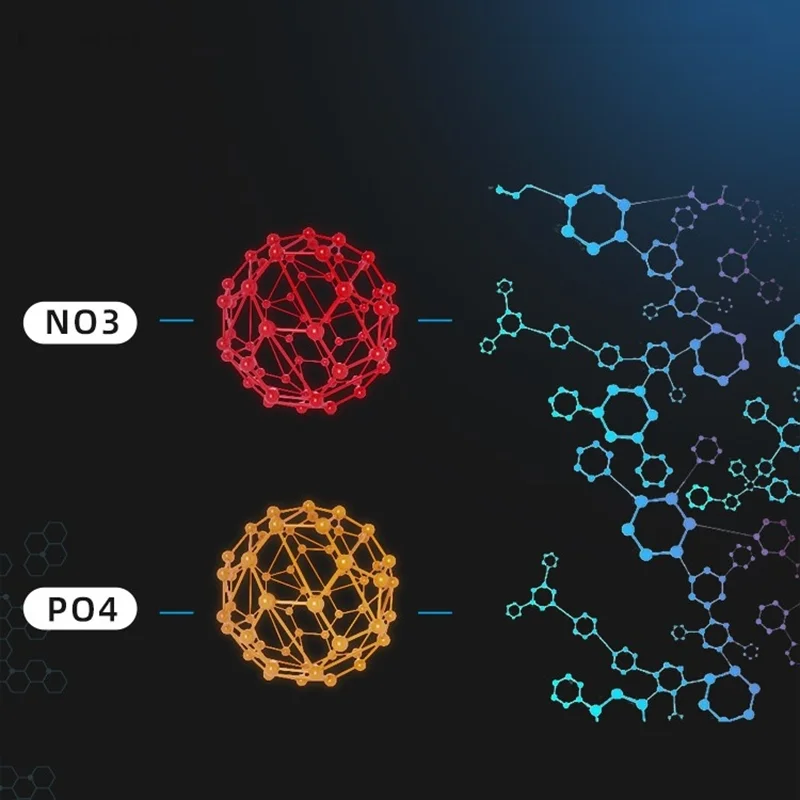 مفاعل وسائط Aqua Excel مع مضخة مدمجة، فلتر بيليه حيوي متعدد الوظائف لإزالة النترات والفوسفات