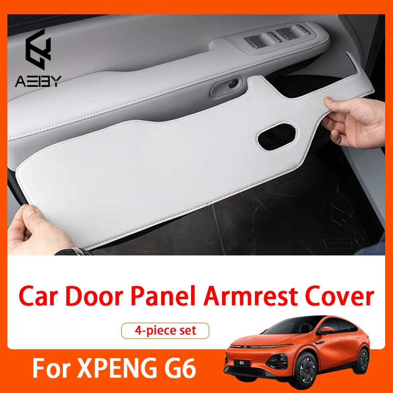 

AEBY автомобильная дверная панель, подлокотник, чехол для XPENG G6 2022-2025, дверная ручка, Стайлинг, украшение, защита подлокотника, аксессуары, декоративная часть