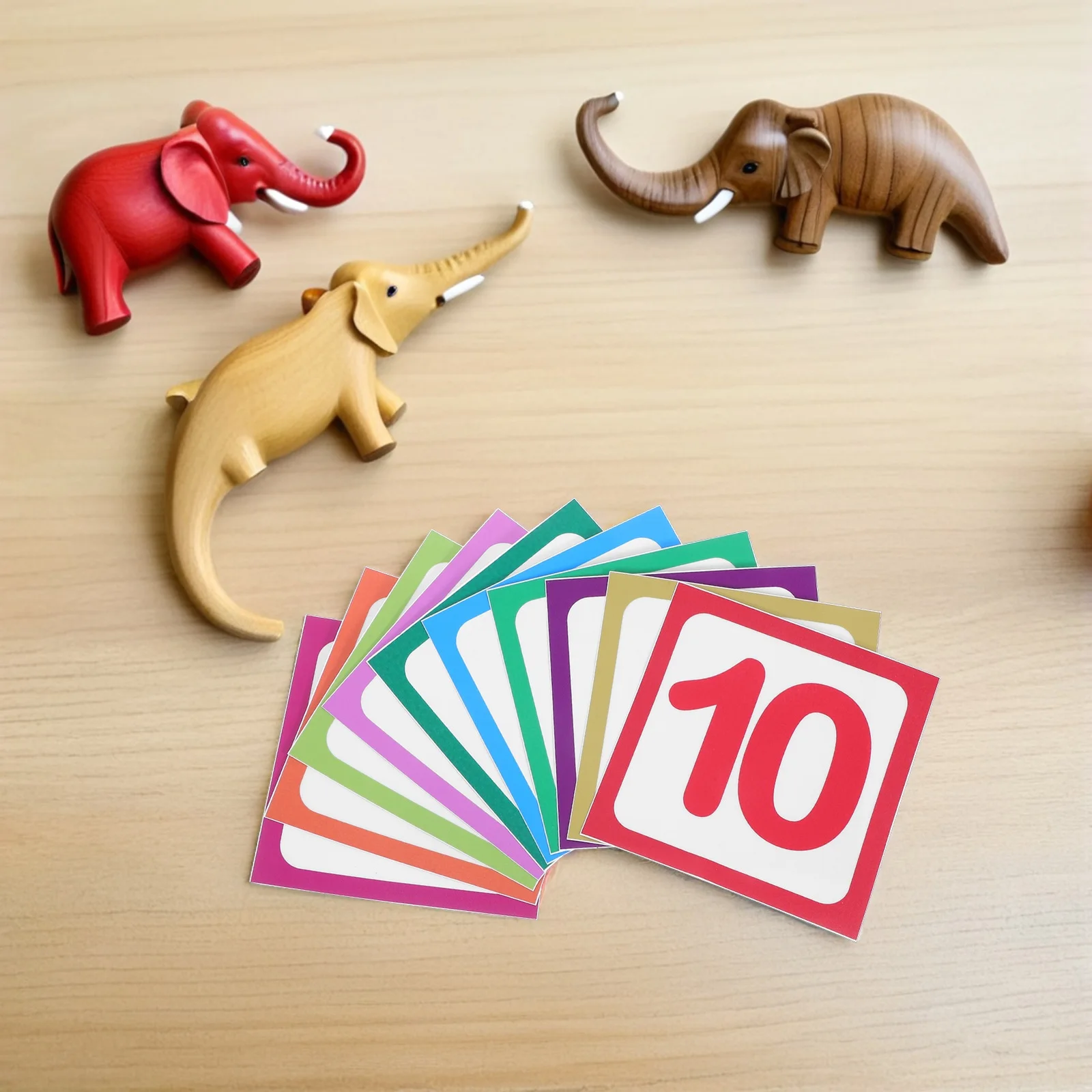 

10pcs Creative Number Hopscotch Game Floor Stickers Anti-Slip Self-Adhesive Kids Room Playroom Decals Indoor Games Removable