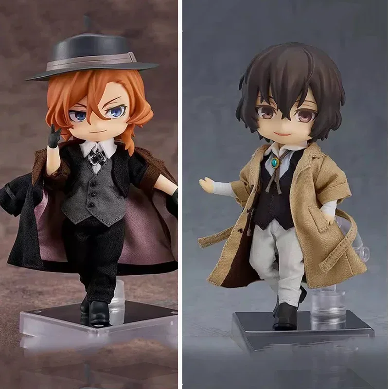 Anime Nakahara Chuya Dazai Osamu Figurki Bungo Stray Dogs Figurki akcji Ruchome 14cm Kolekcja PVC Model Zabawki Prezenty urodzinowe