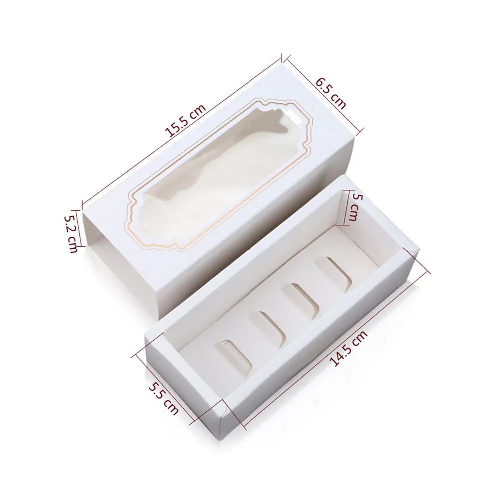 Caixas De Embalagem De Macaron, Recipiente De Macaron, Bolo, Biscoito, Copo De Papel, Biscoito, 30 pcs