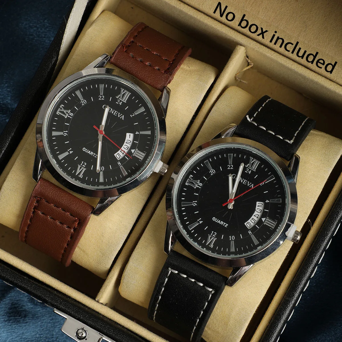 

1pc-Fashion Men's Watches, Business Quartz Watches, Luxury Leather Men's Leisure Clocks, Gifts Men's Sports Watches