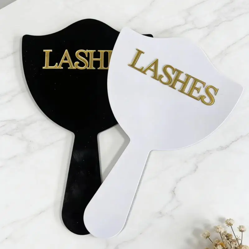 2Pcs Lash Beauty Display Cards Soft PVC Handheld Photo Props for Eyelash Technician Portfolio Building