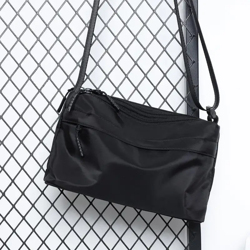 

Ox Cloth Men's Single oulder Bag Casual Canvas Crossbody Waterproof Large Capaci Leisure Bag for Youth with Zipper