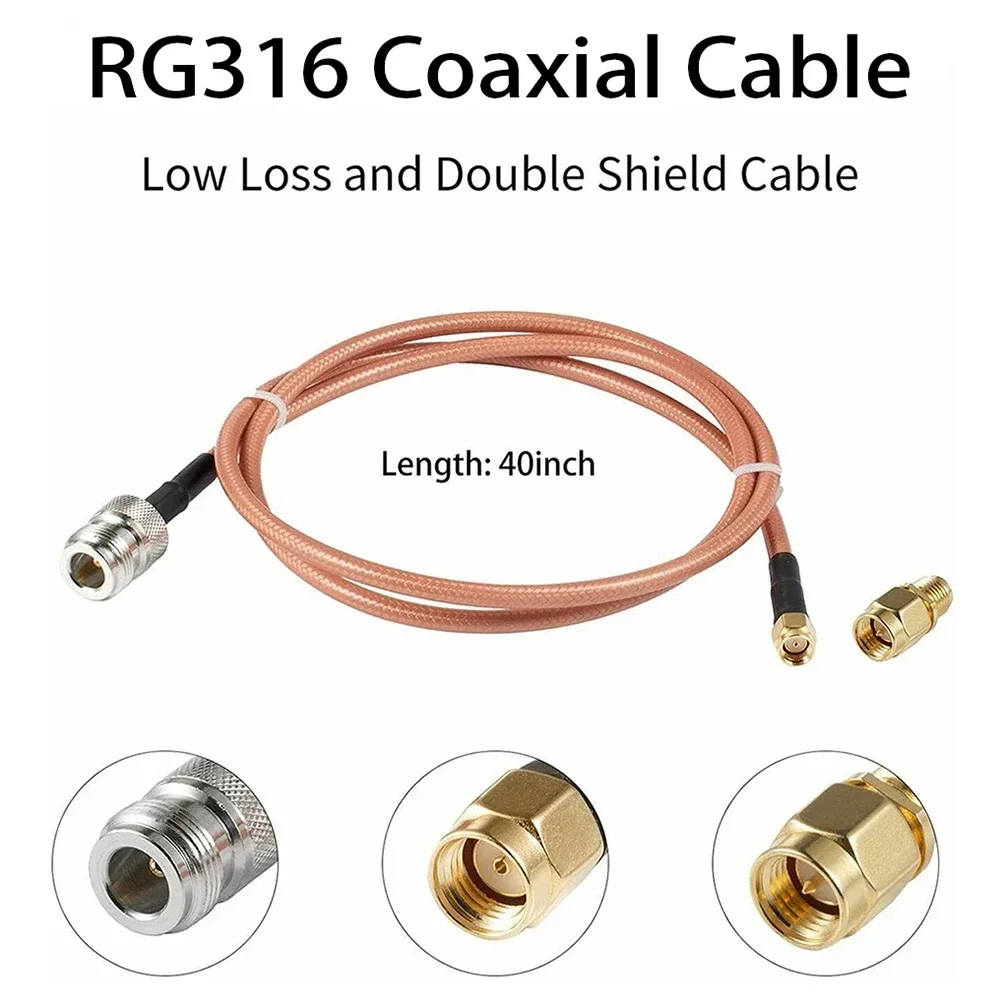 Antena de 12dbi con Cable de baja pérdida de 1 metro para Sensor de helio aéreo inalámbrico RAK HNT 868Mhz 915Mhz conector de antena n-public