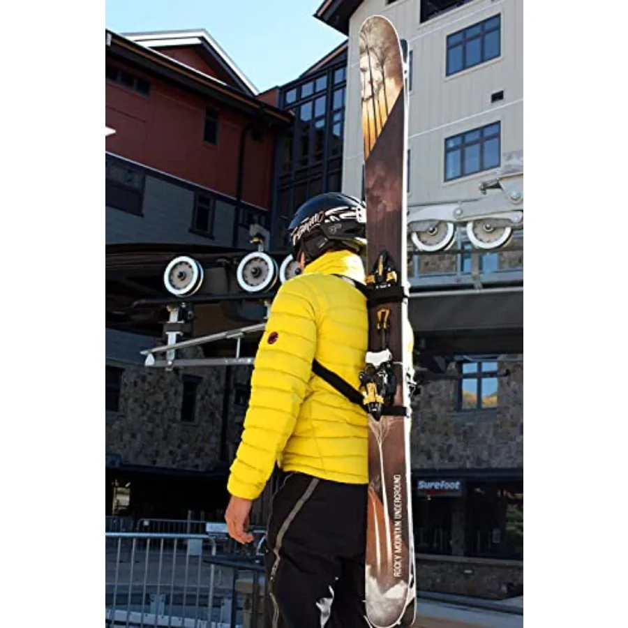 

Mountain Goat Ski Tote Ski Carrier Backpack Sling for Hands Free Ski Hiking Backcountry Lightweight Ski Backpack Compact Should