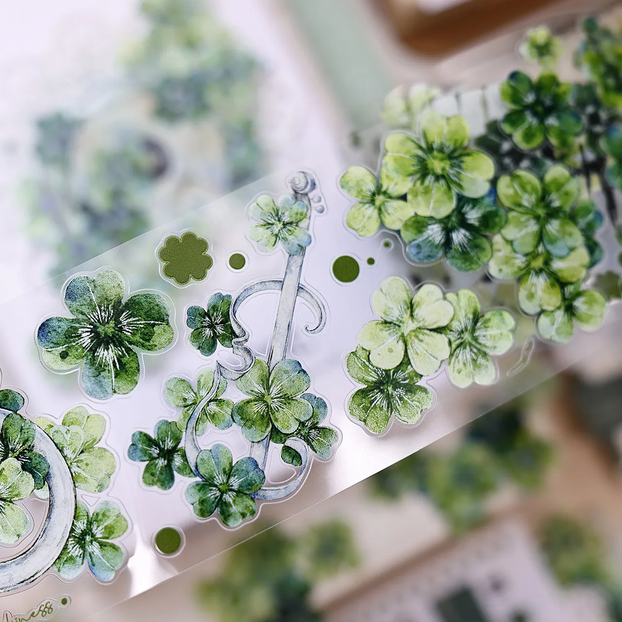 

60mm*6m Vintage Plant Landscape PET Tape Creative DIY Journal Material Collage Scrapbooking Stationery