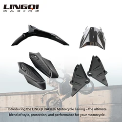 LINGQI RACING Plastic Parts Black Fairing Body Cover Kit Front Fender Full Set Guard Original For Ultra Bee