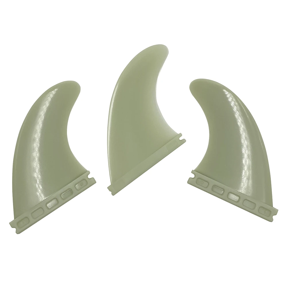 Single Tabs Plastic Surfboard Fins, Fins Tri Set, Nylon Fin with Fin Key, Short Board Fin, Surf Accessories, M Quilhas,