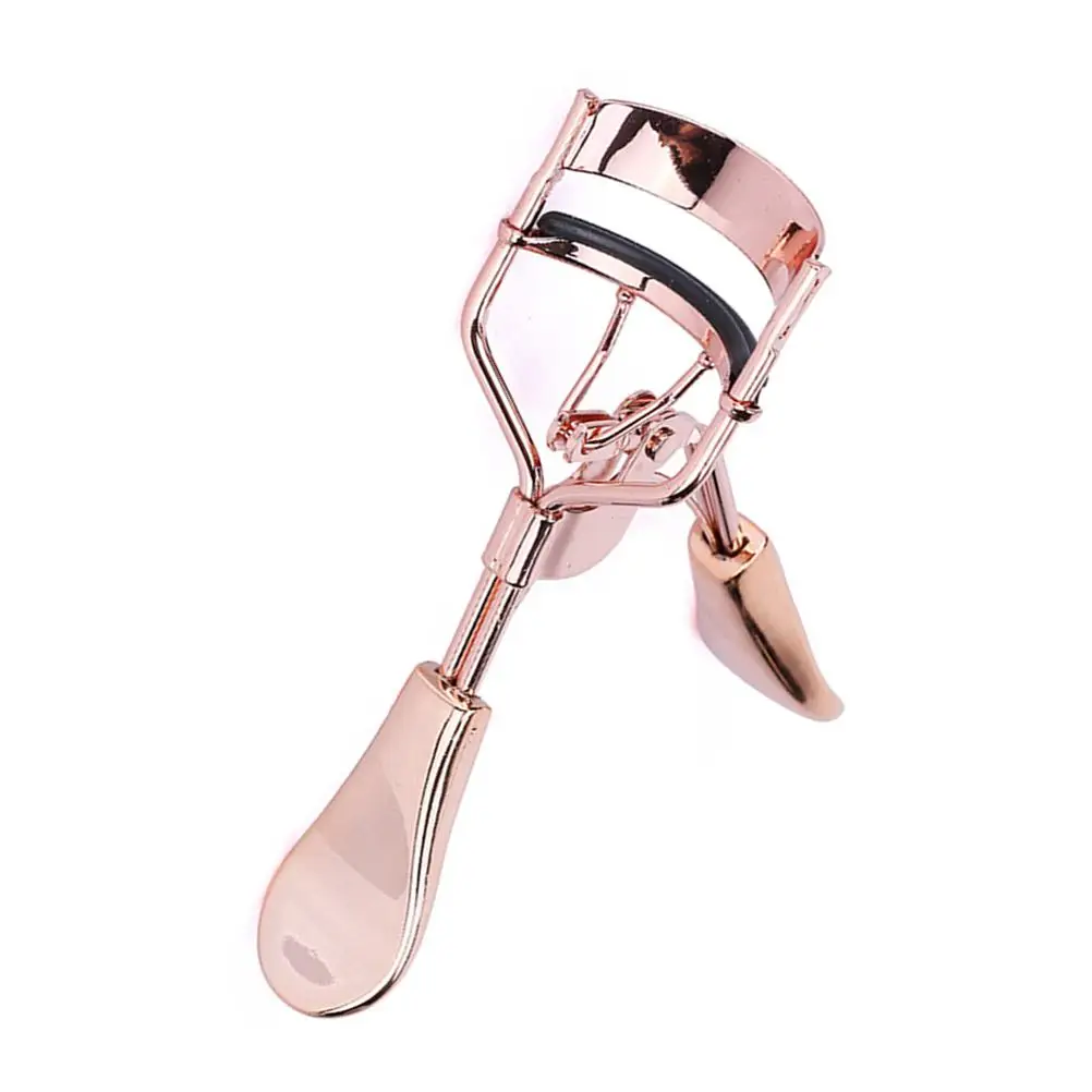 

Stainless Steel Eyelash Curler Rose Gold Professional Makeup Beauty Clip Tweezer Long Lasting Durable Portable