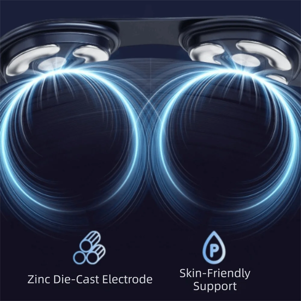 Smart Heating Waist Support Belt Vibration Massage EMS Pulse Waist Care Massager Lightweight Portable Multi-Functional