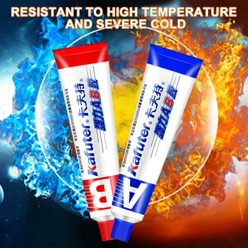 AB Casting Repair Glue High Temperature Resistant Liquid Metal Welding Filler Metal Repair Glue for Metal Casting Defect