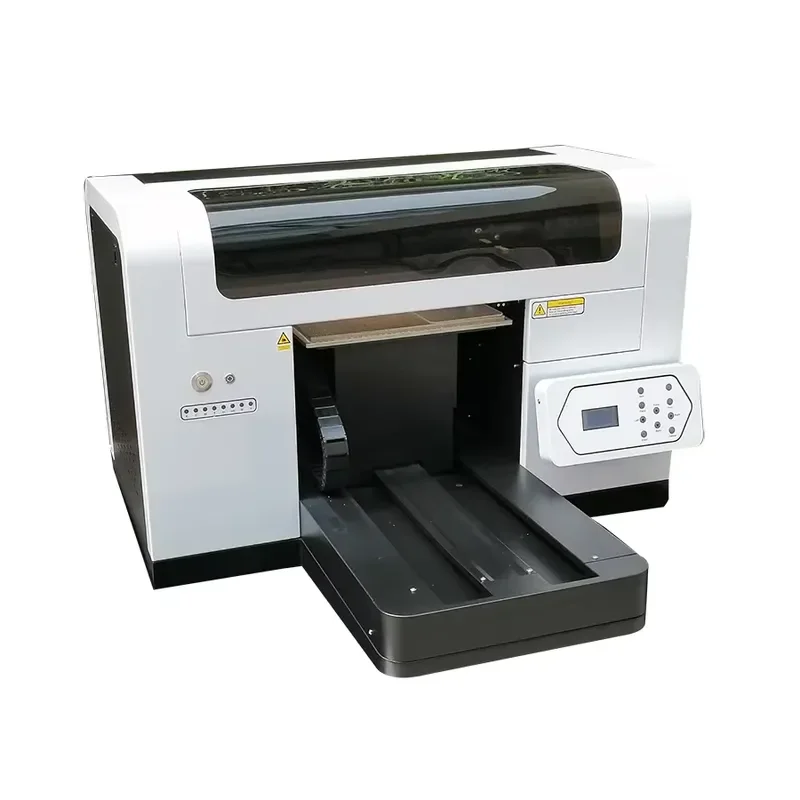 Digital Inkjet Flat Bed Printing Machine Dtg Clothes T-shirt Printer Mini 3545 LED UV Flatbed Printer