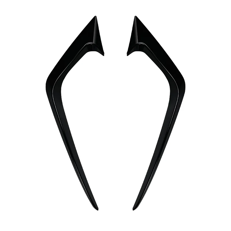 

Передний бампер автомобиля, сплиттер, спойлер, декоративные накладки, противотуманные фары Canard для Ford Fiesta ST MK6 2012-2017, глянцевый черный, замена-ABQ