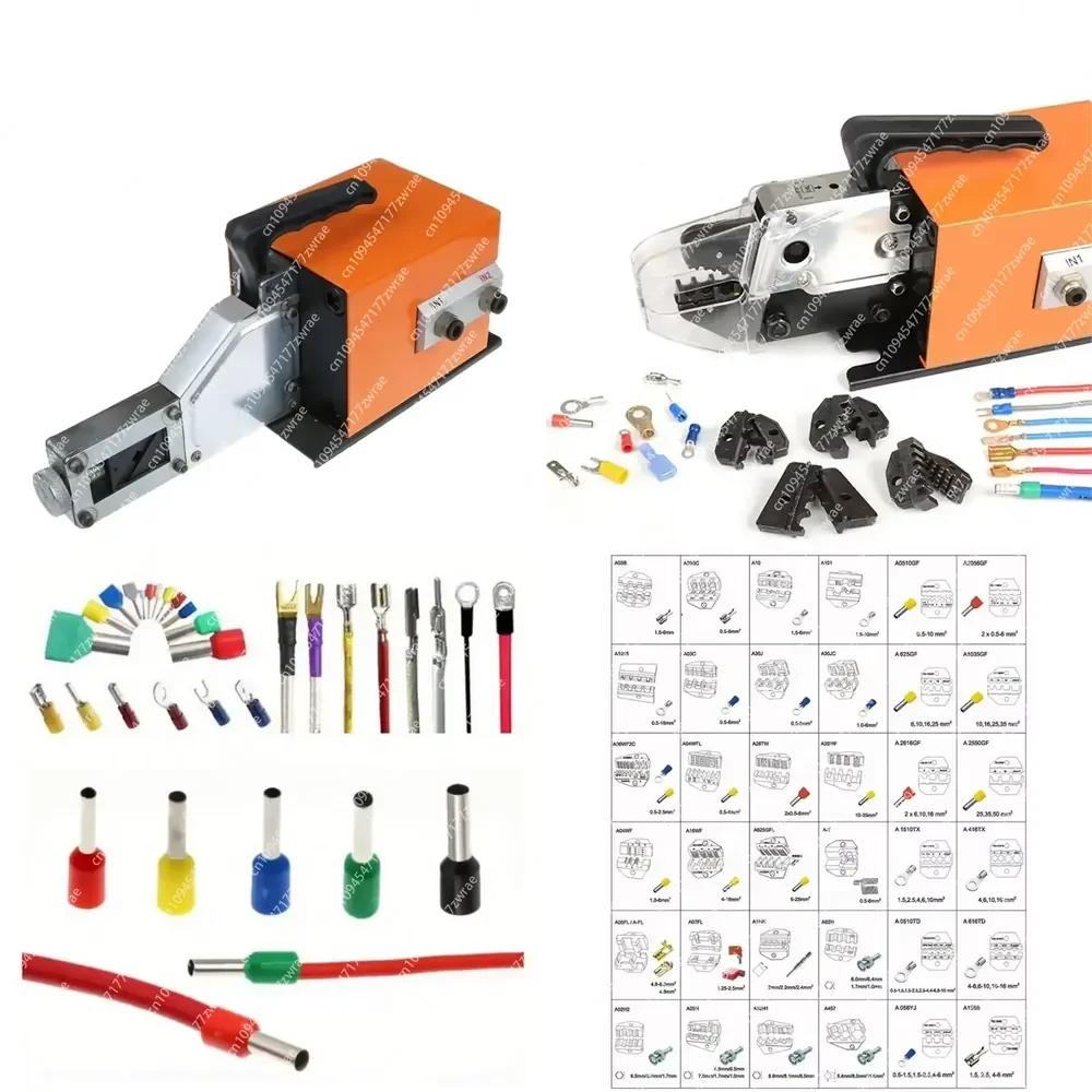 Industrial Pneumatic Terminal Crimping Tool Am10 Air Powered Wire Cable Terminate Crimping Machine