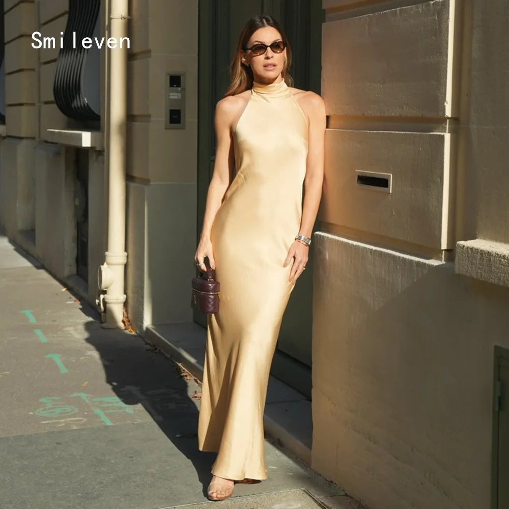 

Smileven Luxury Mermaid Prom Dress Simple Scoop Sleeveless Party Gowns Modern Style Formal Occassion Dress Customized 2026