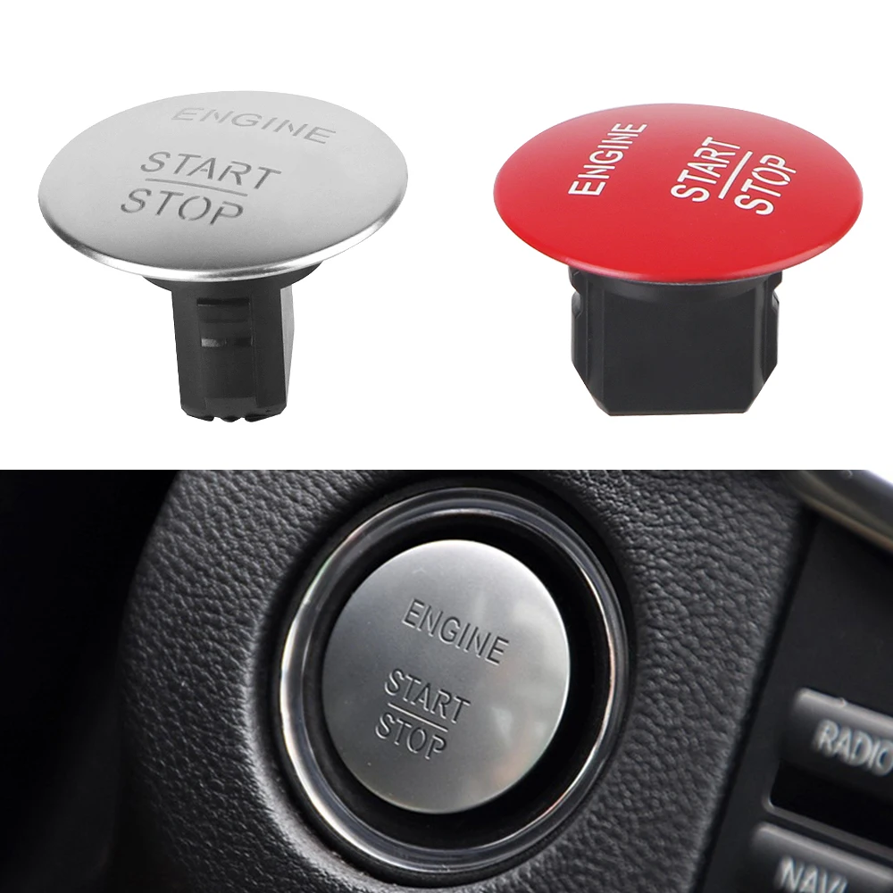 Replace Keyless Switch Car Engine Ignition For Mercedes Benz W204 W205 W212 W221 W166 W251 C E GLC Class One Click Start Button