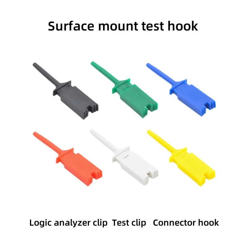 

Soldering Test Hook Logic Analyzer Clip Test Clip Wiring Hook Yellow/Green/Blue/Black/Red/White