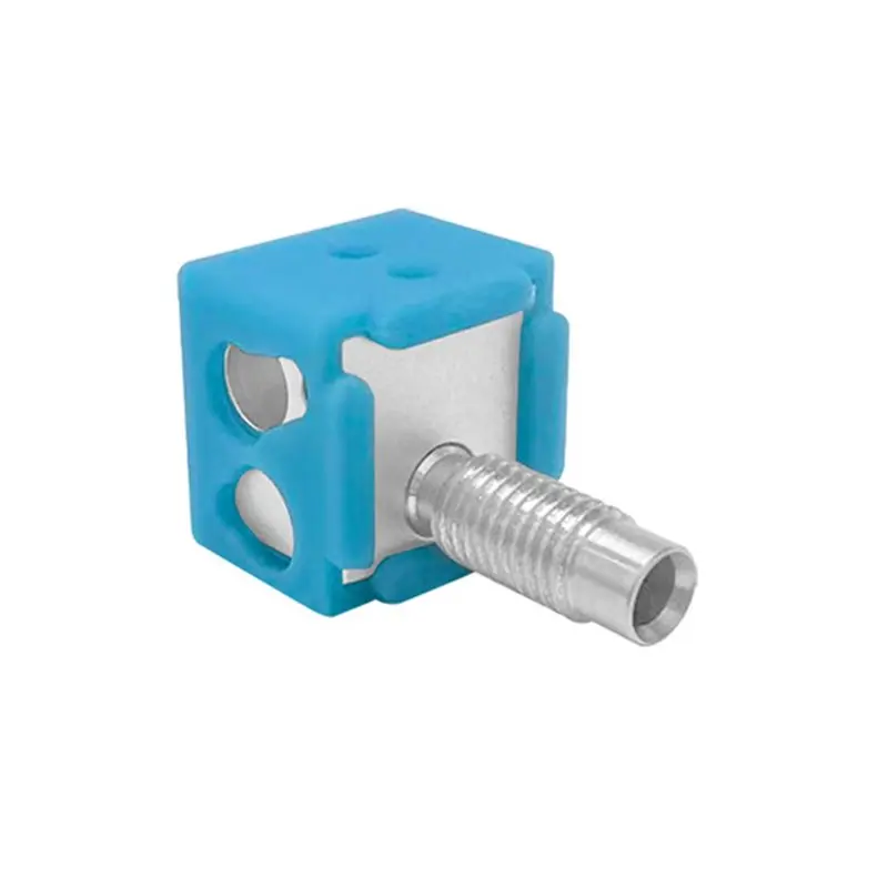 A41Z-For FLSUN QQ-S PRO Hotend Nozzle Moudle Print Head Nozzle 0.4Mm Metal Throat Heat Block Accessories