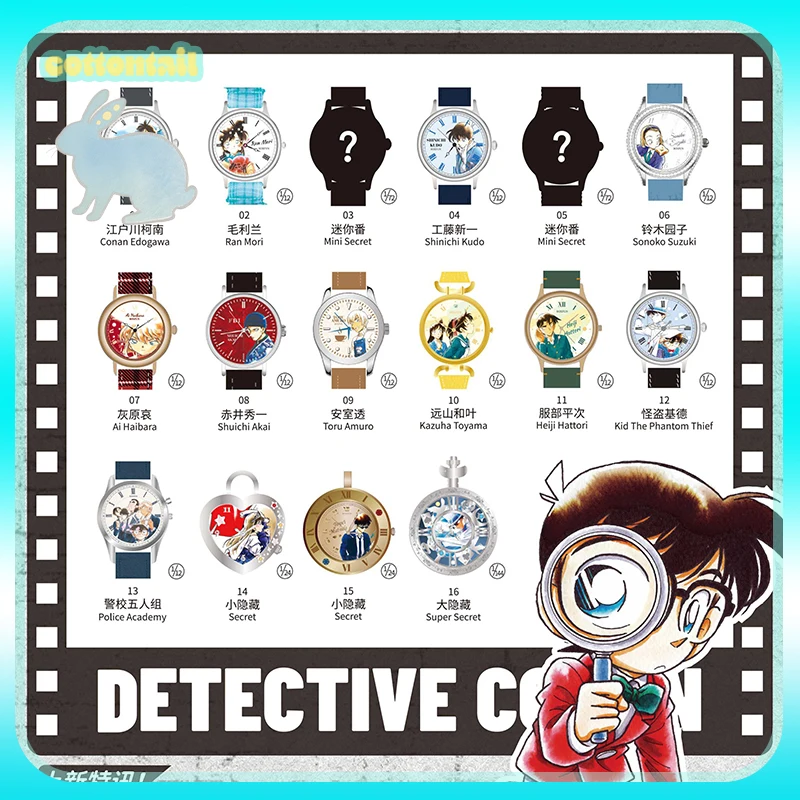 

Оригинальные наручные часы BOXFUN Detective Conan Memory Fragments Series Blind Box Vol. 2-е специальные предложения комиксов, ограниченное количество украшений, подарок для ребенка