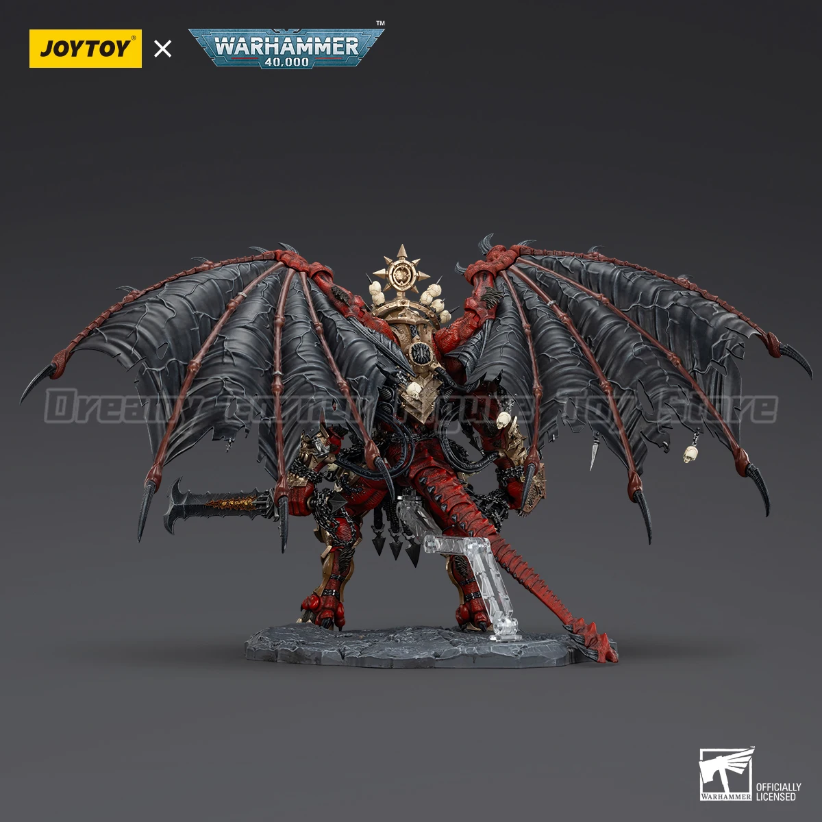【متوفر】JOYTOY WARHAMMER 40K World Eaters Angron Daemon Primarch of Khorne 1/18 نموذج لجسم الحركة