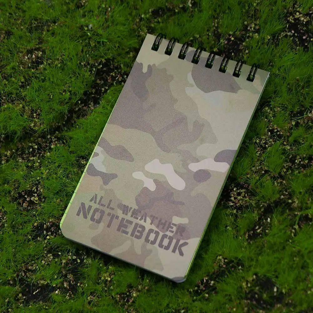 Notepad Outdoor Notebook Coil Memo Pad, papel de escrita na chuva, impermeável Note Pad, All Weather Notebook