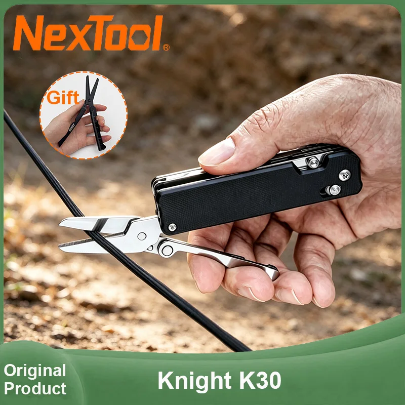 NexTool Knight K30 EDC Pocket Knife 11 In 1 Multi-tool 1 Portable Mini Outdoor Folding Scissors Screwdriver Multi Tool