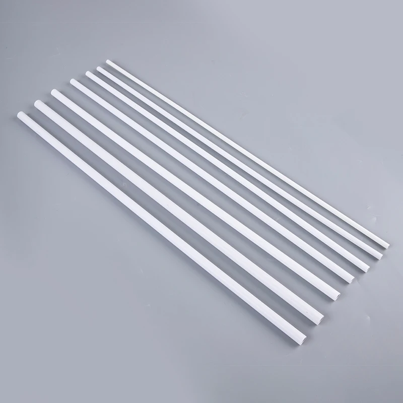 1pc O.D 6mm To 14mm White PVC Pipe Water Supply Pipe Irrigation Fish Tank PVC Pipe Aquarium Drain Pipe Water Tube 50cm