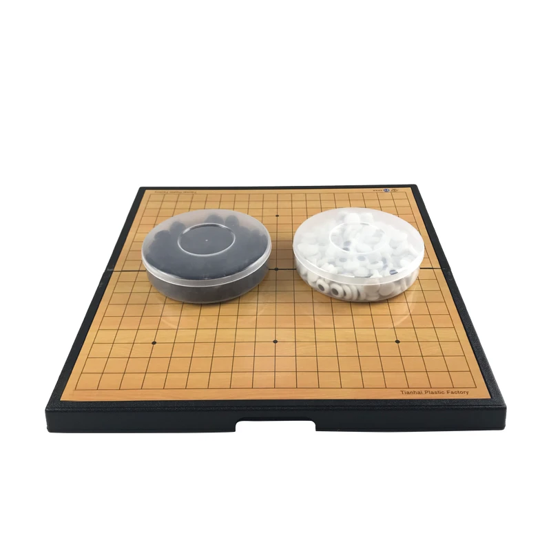 Big Chinese Board Game 38cm Weiqi Checkers Folding Table Go Chess Set Chess Game Gifts Plastic Go Game