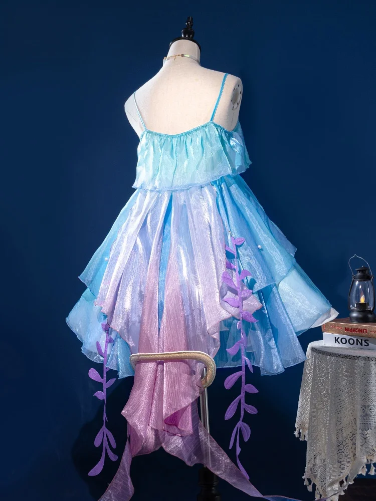 

Queen Doria Cosplay Women's Outfit Game Anime Costume Set Preorder Fairy T Underwater Princ Role-plang Dr