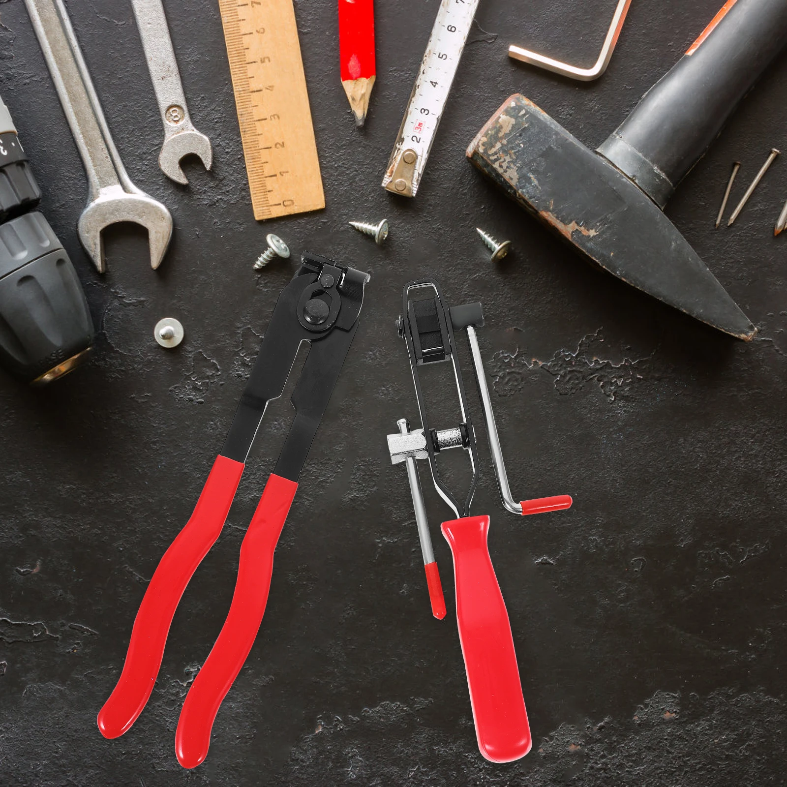 

32Pcs Hose Clamp Pliers Boot Clamp Removal Tool Durable Ear-Type Pliers Car Banding Tool Boot Clamps Car Supply