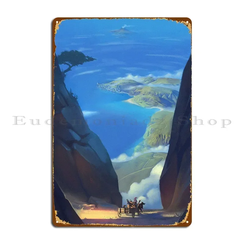 The Blue Coast Metal Plaque Wall Cave Club Wall Decor Custom Living Room Tin Sign Poster
