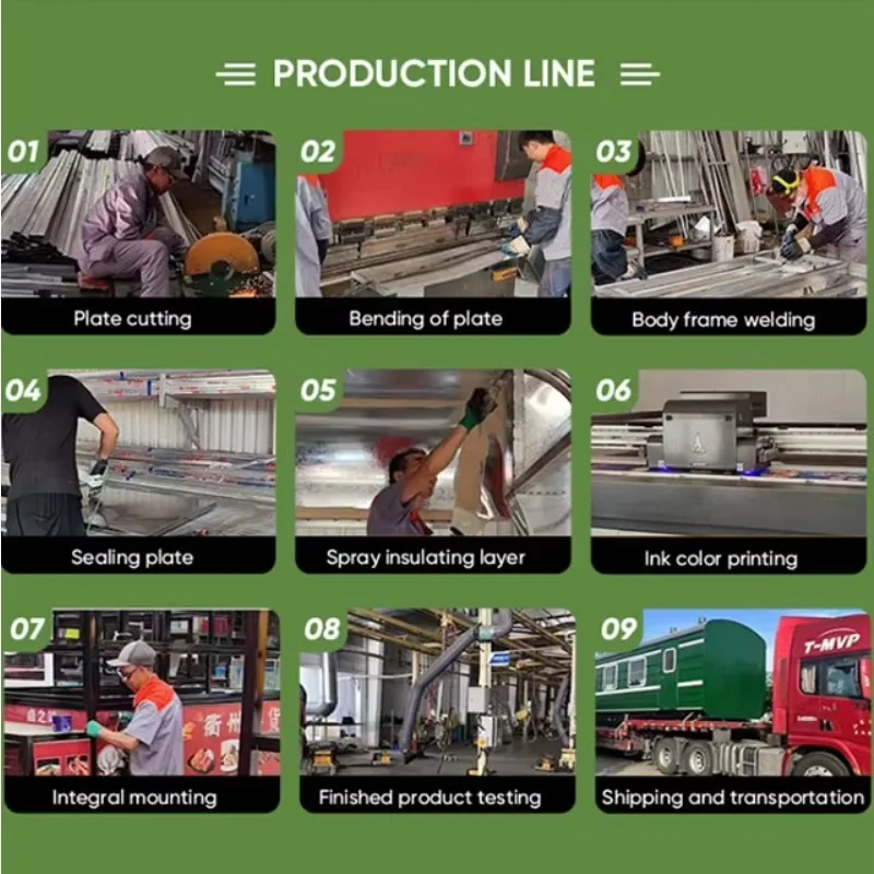 Rosafarbener mobiler Salon-Food-Truck mit integriertem Power-Eisskiosk-Fritteusengrill aus Edelstahl für gewerbliche Catering