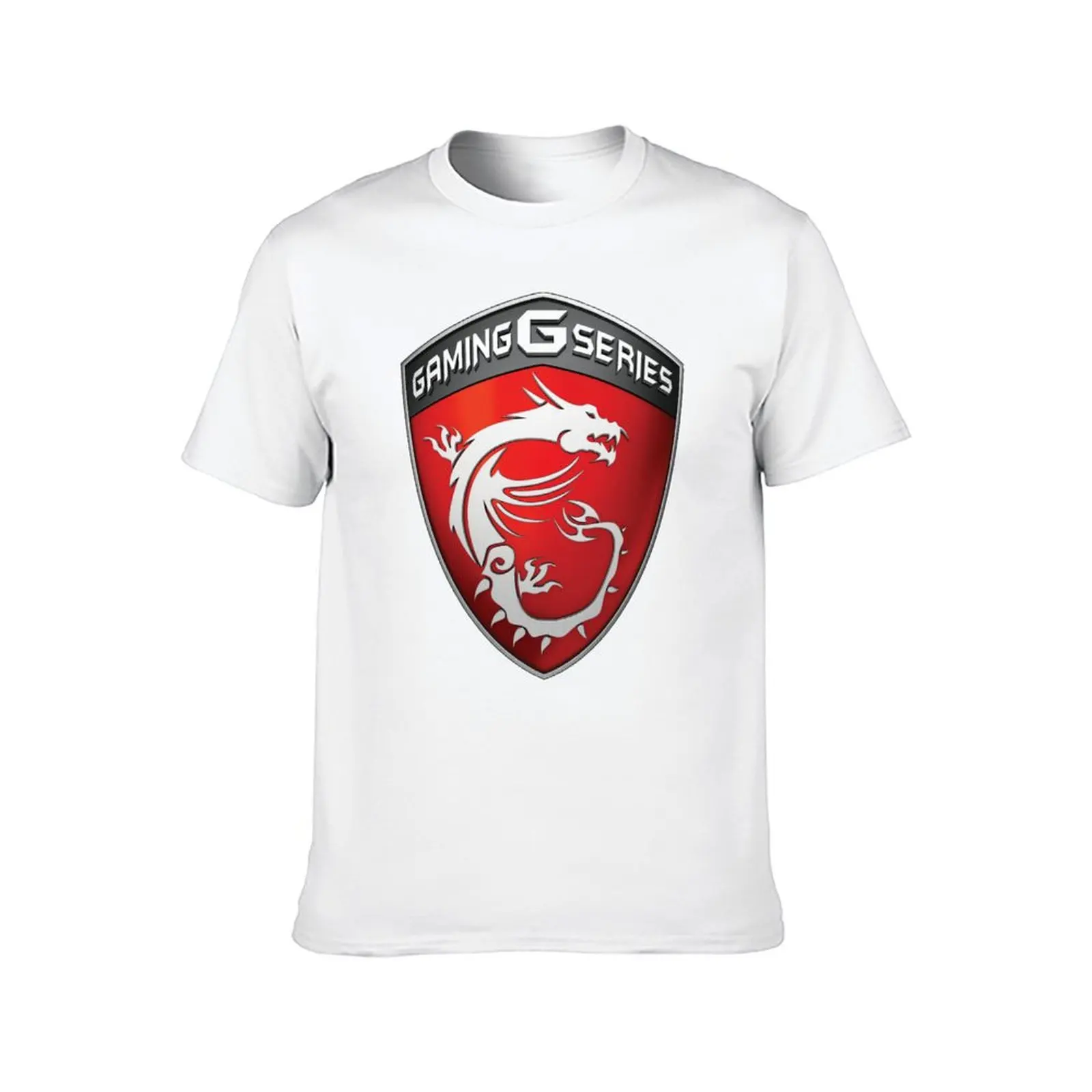 تي شيرت بشعار MSI Gaming تي شيرت قطن 100% جرام تي شيرت رجالي للرجال #2