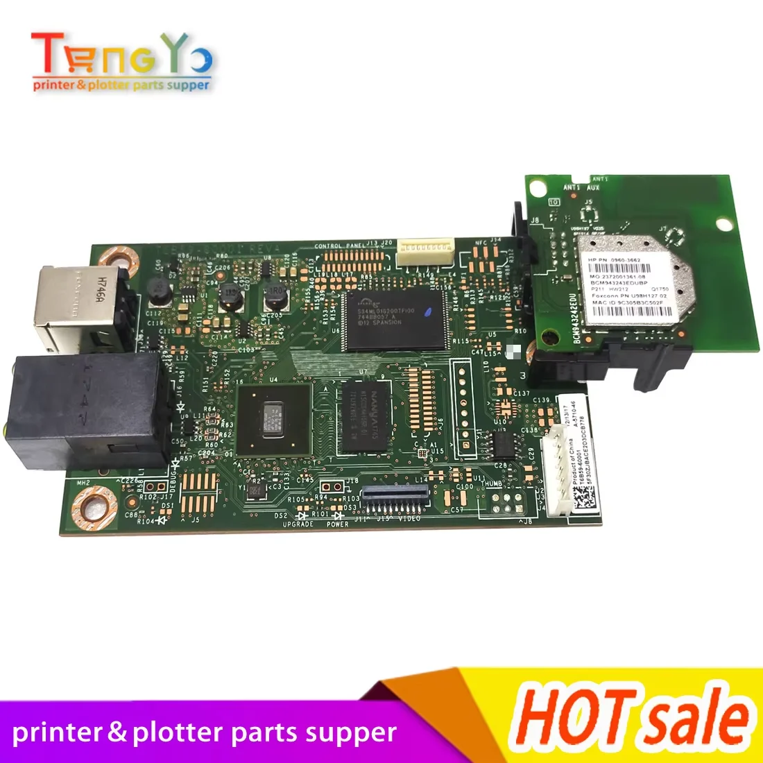 

Оригинальная материнская плата T6B60-60001 PCA ASSY Logic Mainboard (плата форматирования) для HP Color LaserJet CLJ M254dw 254nw Series с Wi-Fi