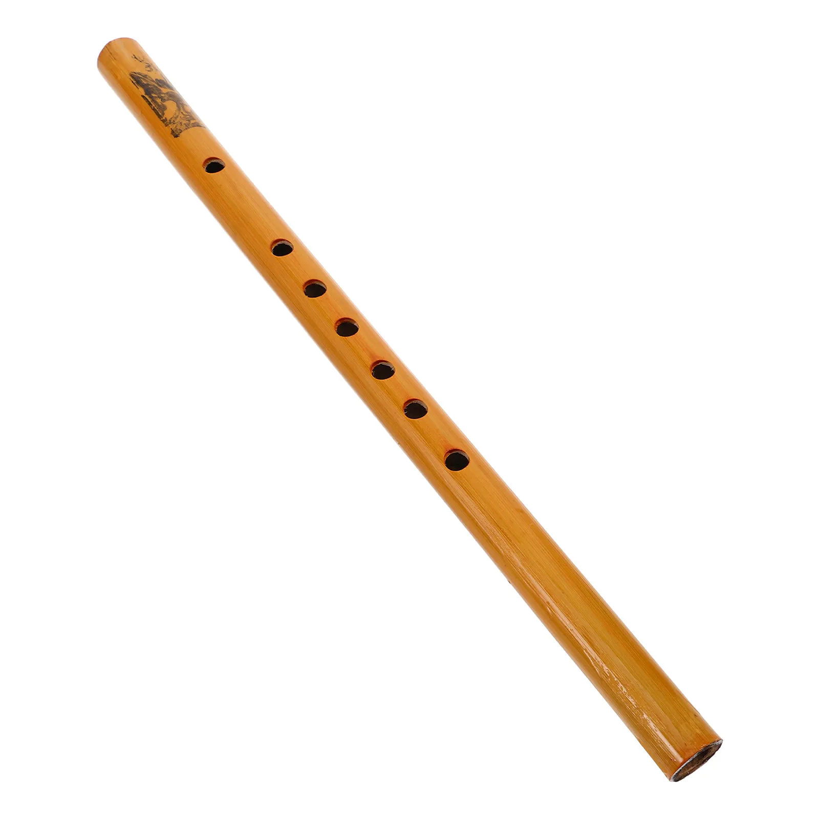 Bamboo Vertical Flute 33Cm Beginner Recorder Instrument for Kids Students Adults Portable Educational Traditional Chinese