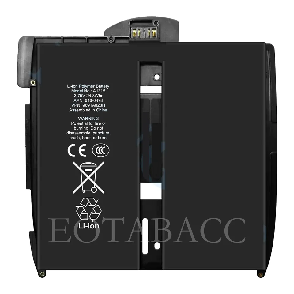 EOBATACC Batería 100% Nueva para iPad 1 Apple + Herramientas Gratis 2
