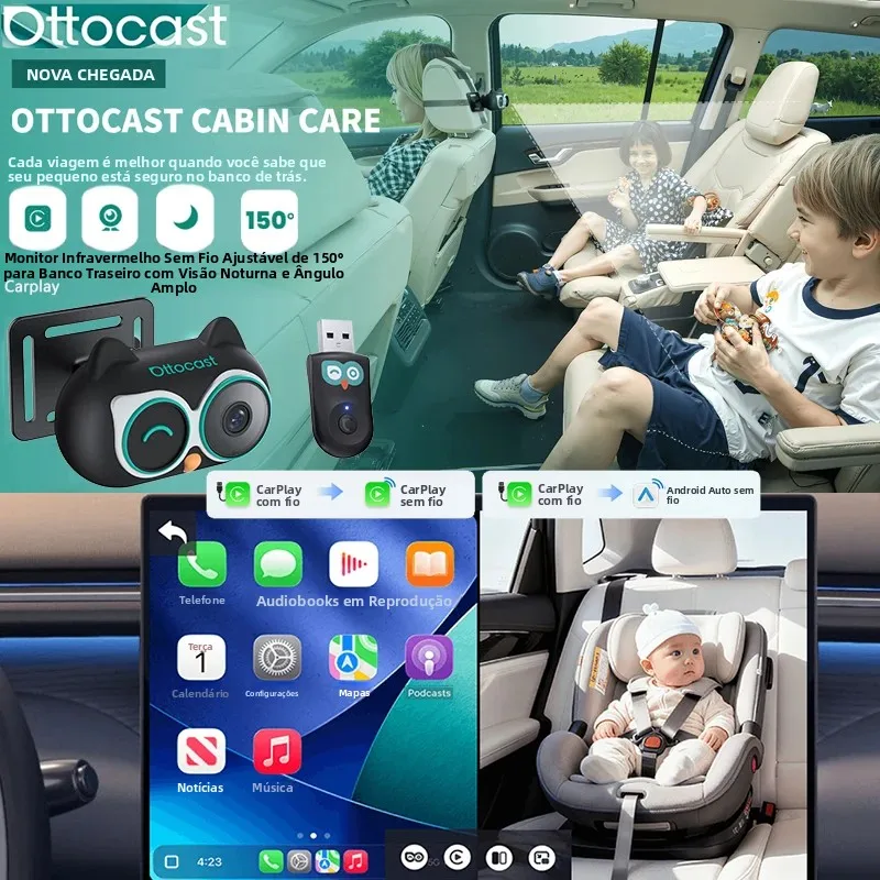 adattatore-wireless-ottocast-cabin-care-per-carplay-con-telecamera-per-auto-per-bambini-sul-sedile-posteriore-1080p-150°-°-monitor-per-sedile-posteriore-con-visione-notturna-ad-angolo-ampio