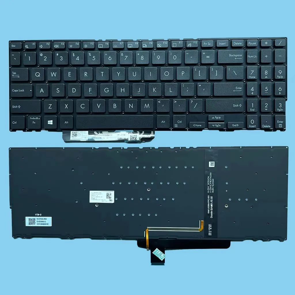 UX564 US/Russian Backlit Keyboard for Asus ZenBook Flip 15 UX564 UX564E UX564EH UX564EI UX564PH Backlit