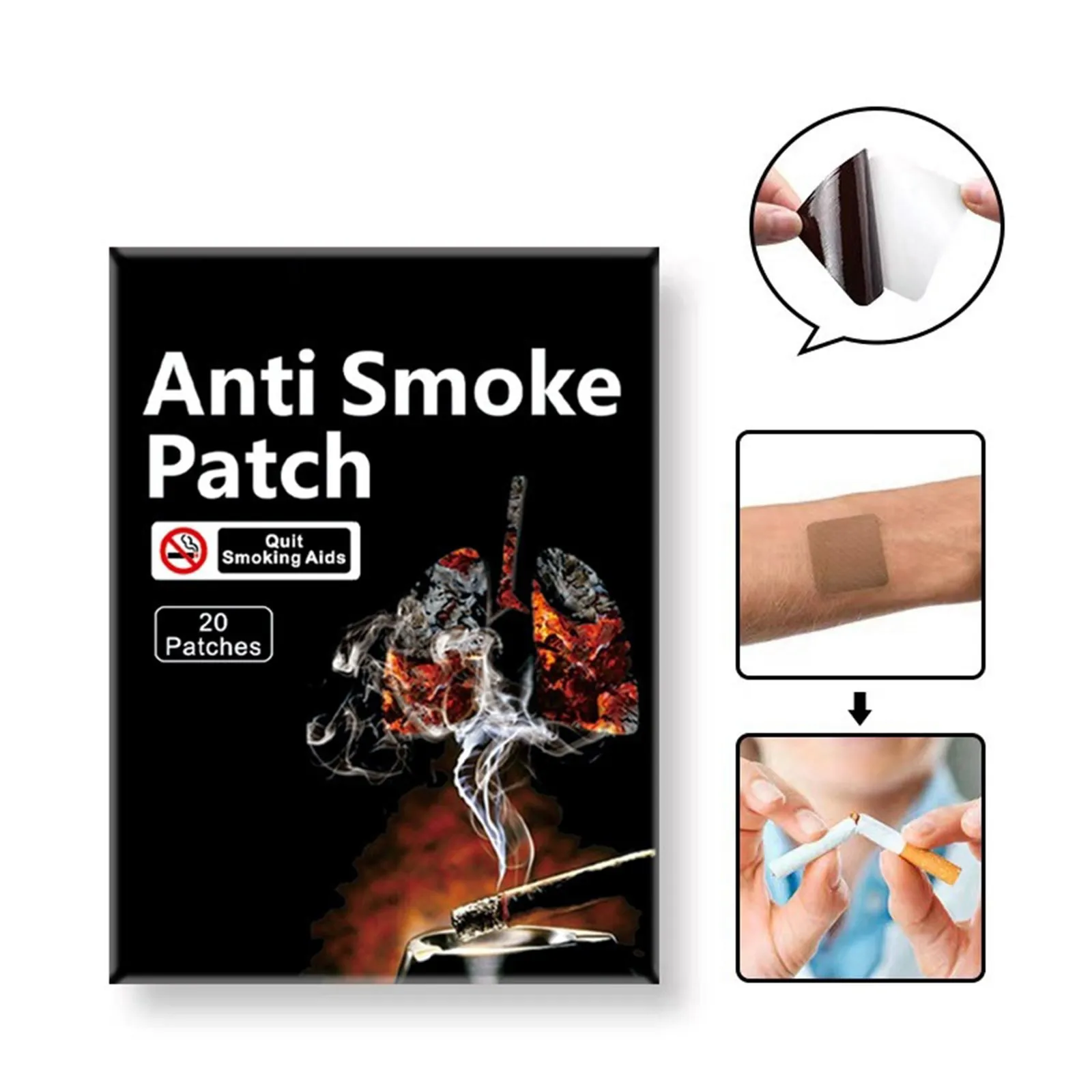 20 Abstain  Mist Patches, Male And Female Stickers, Full Body Herbal Breathable Patches(1 Box)1005006636454909