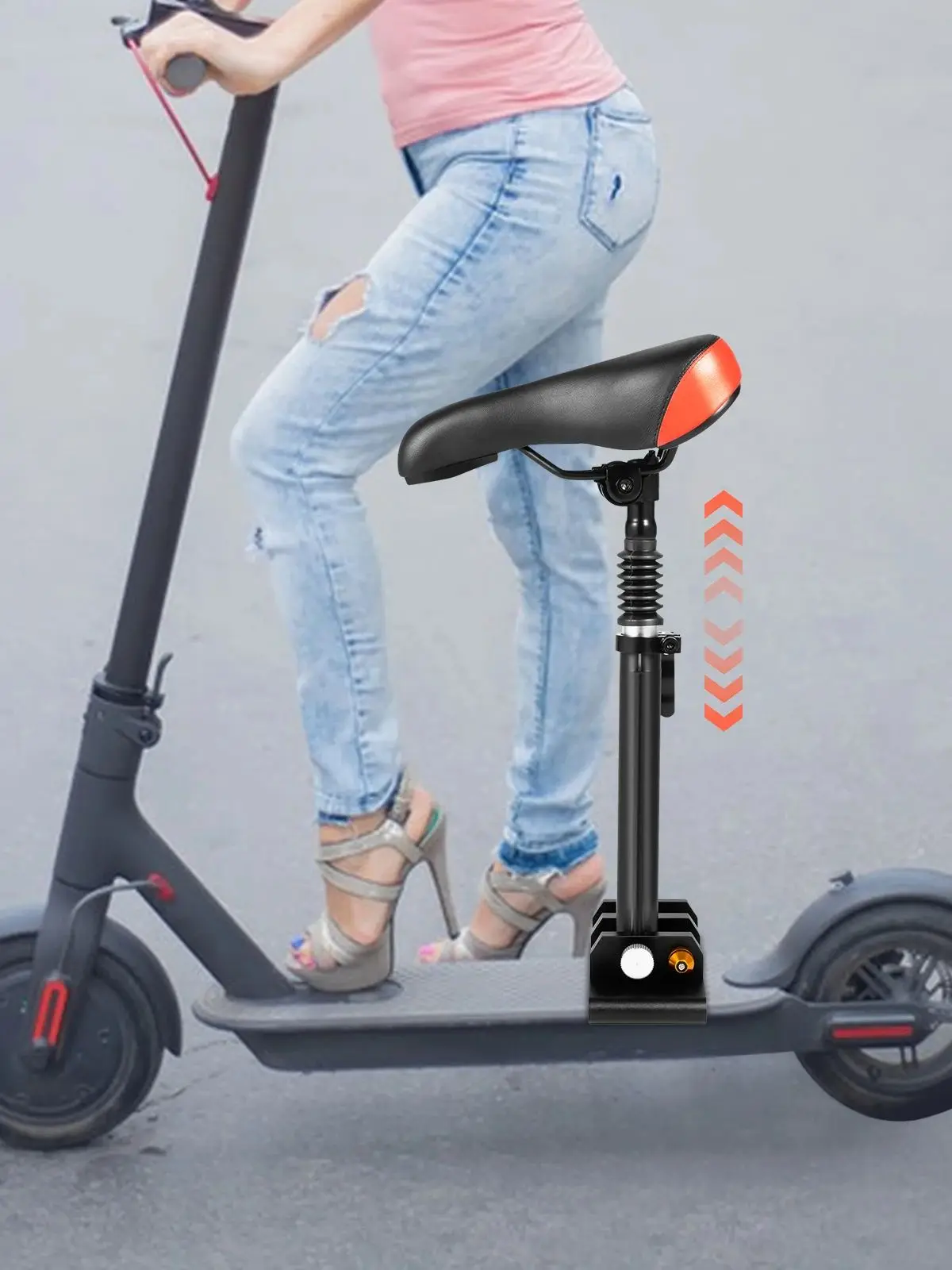 Elektroroller-Sitzkissen, Sattel für E-Scooter, klappbare Sitzpolster, höhenverstellbar, Stoßdämpfung für Xiaomi M365/M365 Pro