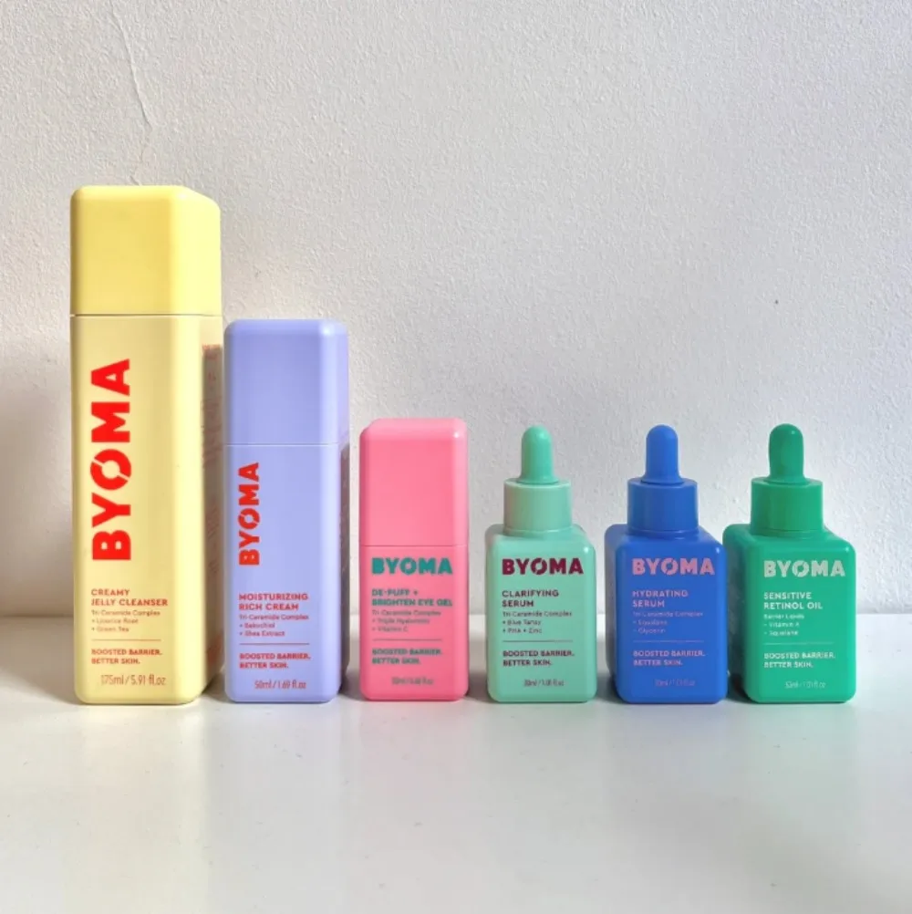 INS HOT BYOMA Barrier Repair Kit - Hydrating Recovery Oil Serum Gel Cream Instant Radiant Anti-Wrinkle Daily Skin Care For Women view 2