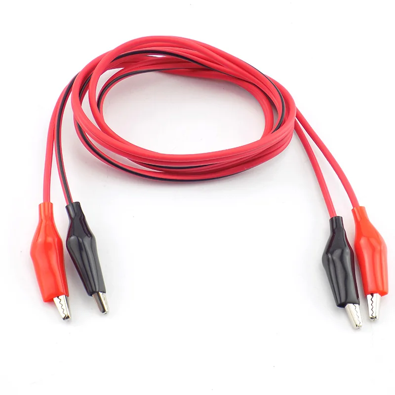 5.5MM 2.1MM Alligator Clip DC Power male female test lead Cable Crocodile Wire Connector To Male 25cm