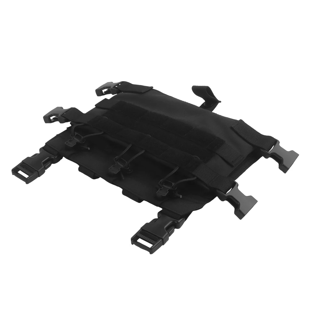 M4 Triple 5.56 กระเป๋านิตยสารแผงด้านหน้ากระเป๋าเป้สะพายหลังล่าสัตว์แขวนอุปกรณ์เสริมขยาย