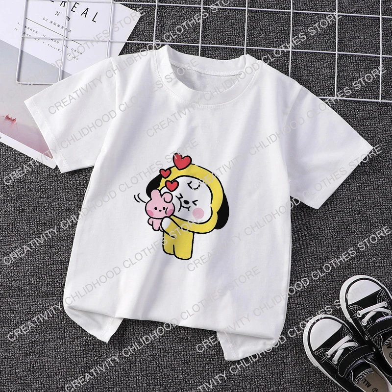 T-shirt d'équipe de dessin animé pour enfants, vêtements décontractés Kawaii Anime pour garçons et filles, t-shirts pour enfants, vêtements en Y