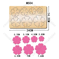Flower New Cutting Dies 2024 New Arrivals Scrapbooking 16MM Knife Suitable for Most Wooden Cutting Dies Machines