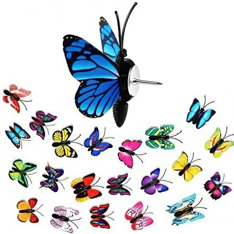 

50pcs Butterfly Shaped Pushpins Corkboard Pins for Memos Posters & Home Decors