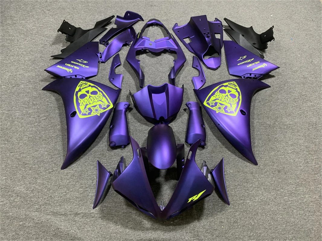 

Motorcycle Fairings Kit Fit For Yzf R1 2009 2010 2011 2012 2013 2014 Bodywork Set High Quality Injection Chameleon blue purple
