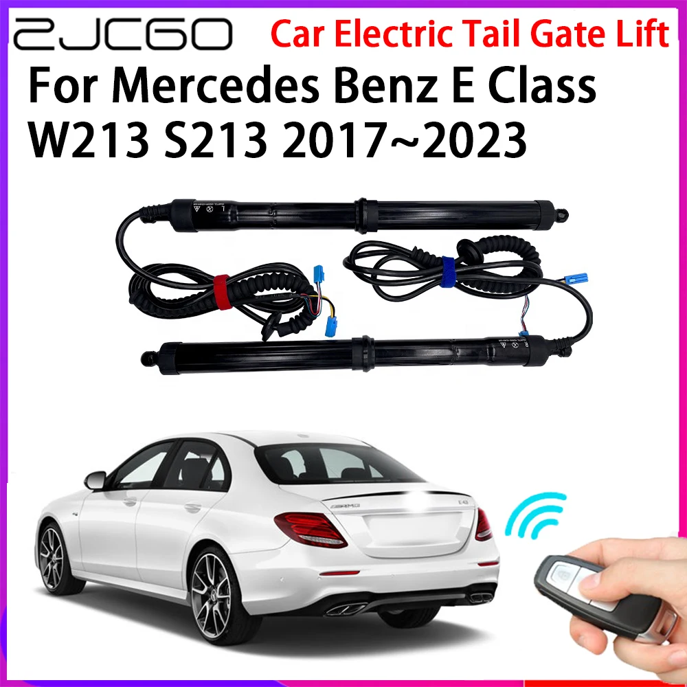 Jjcgo levantadores automáticos de porta traseira, sistema elétrico de assistência para porta traseira, para mercedes benz classe e w213 s213 2017 ~ 2023