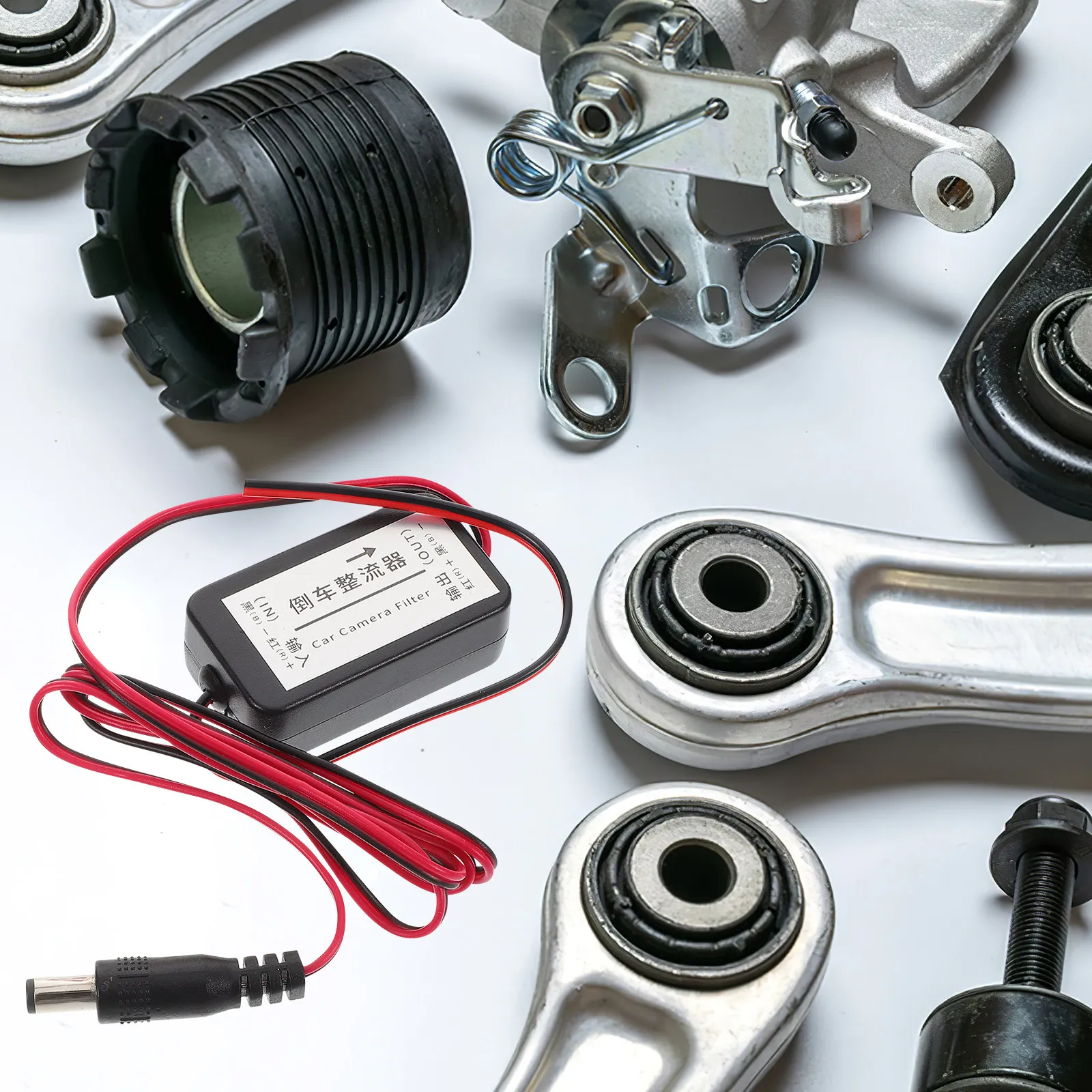 

Car Backup Camera Filter Dc Auto Backup Camera Power Rectifier Rear View Voltage Stabilizer Capacitor Filter Speaker Connectors